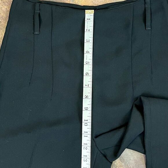 Zara Women Pleated Wide Leg Pants with Belt Loops 6 - Picture 5 of 10